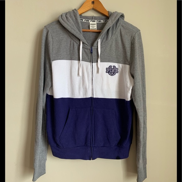 Pink VS Full zip Hoodie size L